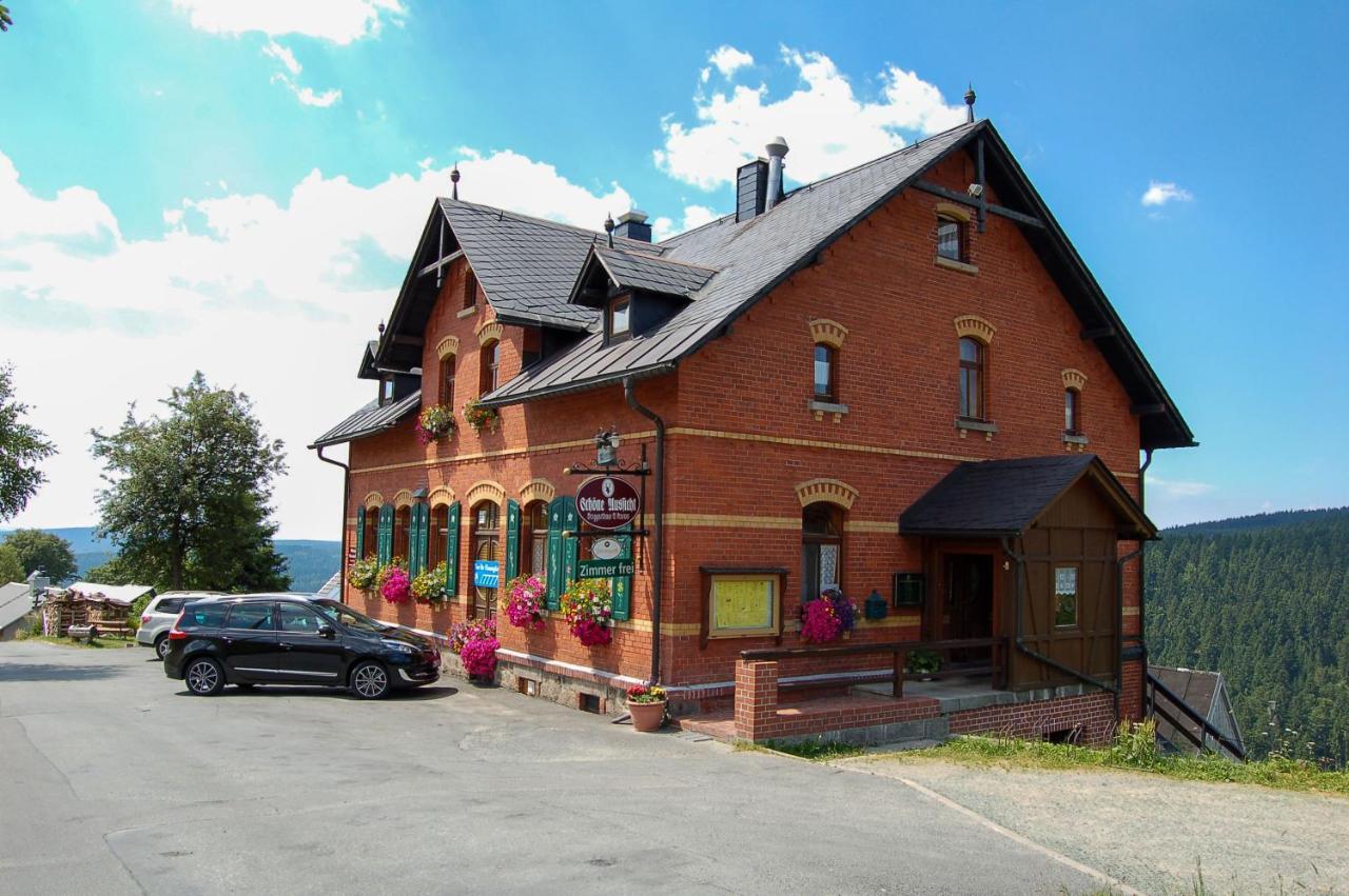 Berggasthaus & Pension Schoene Aussicht Klingenthal Exteriér fotografie