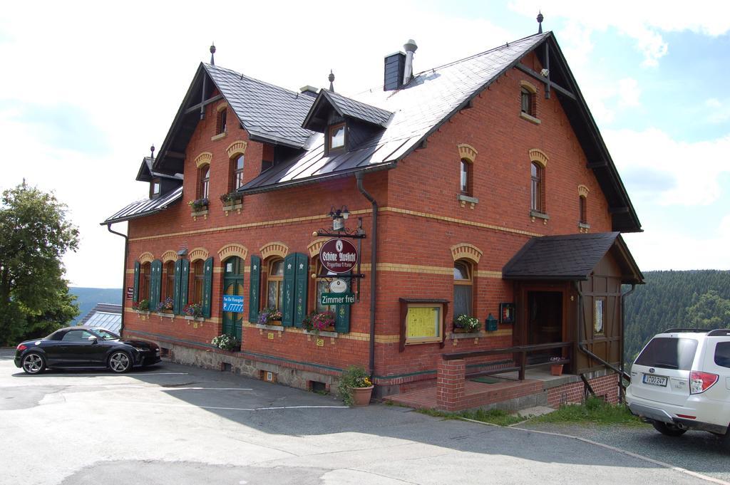 Berggasthaus & Pension Schoene Aussicht Klingenthal Exteriér fotografie