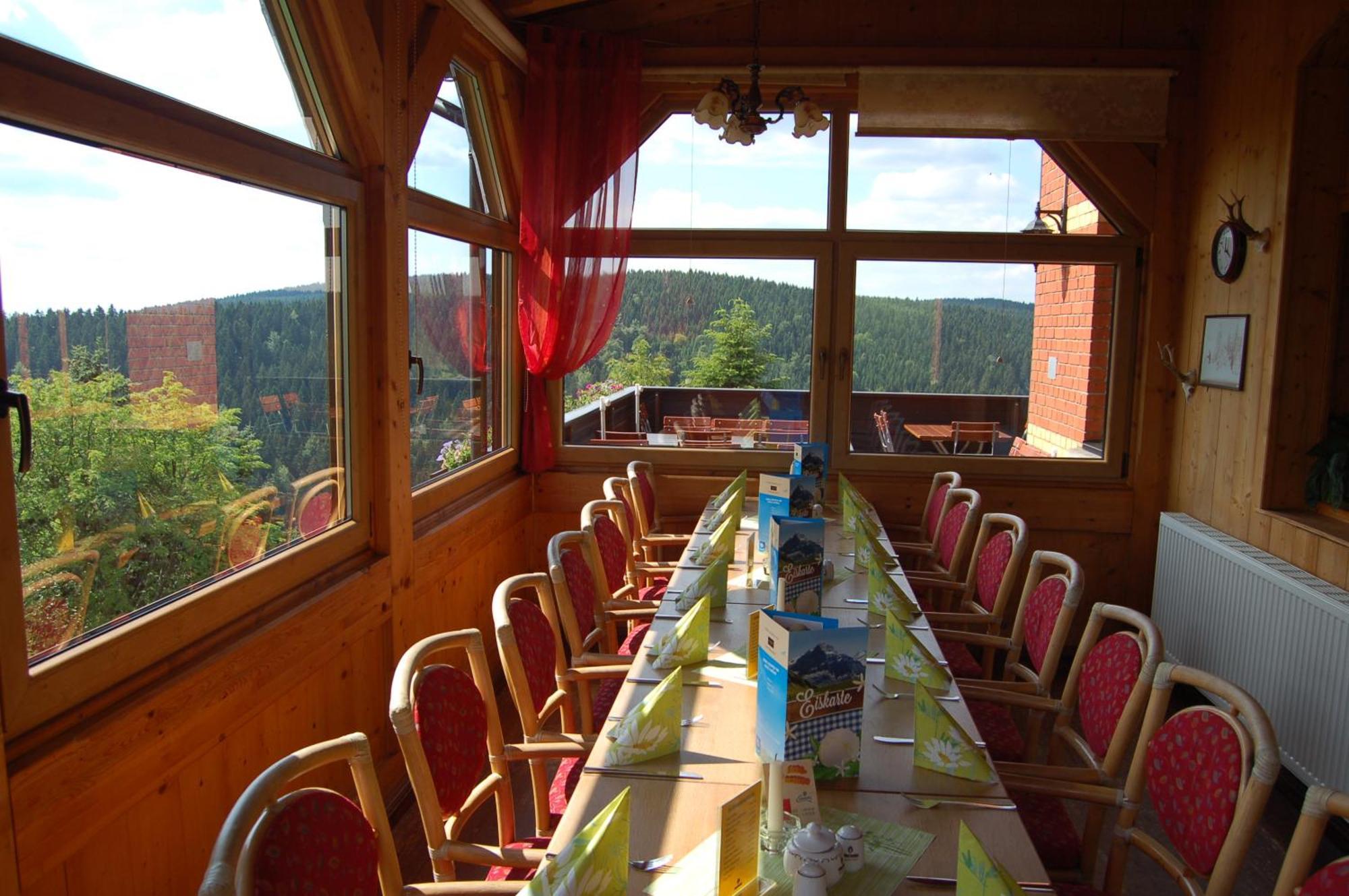 Berggasthaus & Pension Schoene Aussicht Klingenthal Exteriér fotografie
