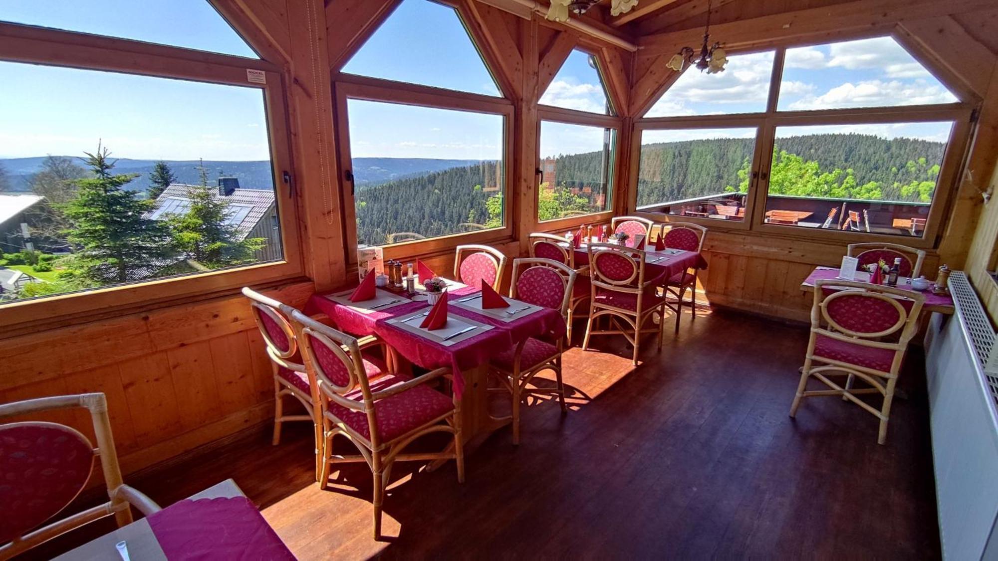 Berggasthaus & Pension Schoene Aussicht Klingenthal Exteriér fotografie